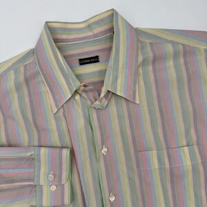Gitman Bros Shirt Mens Size‎ XL Multi Color Button Up Shirt Made In The USA